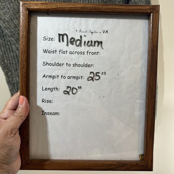 Lucky Brand Cowl Neck Sweater sz Medium Green Boxy Rib Knit Cropped - Picture 7 of 7